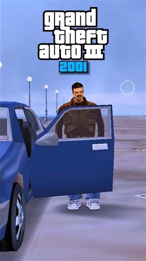 EVOLUTION of PLAYER vs CAR DOOR in GTA games! 🫪 #gta #gta5 #gtashorts