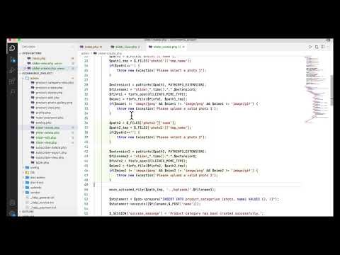 Ecommerce Website with PHP & MySQL - Slider, FAQ, Terms, Privacy & Contact Page (Part 12)