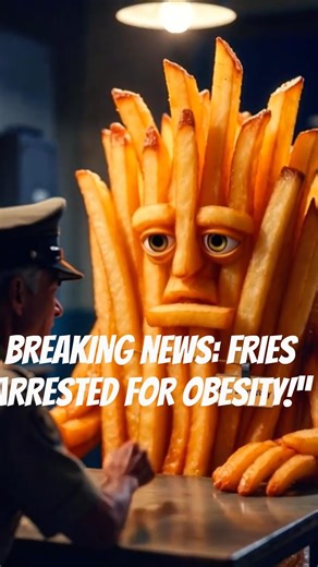 KPC Fries Arrested for Obesity?! 🍟 | Deep Fried Food On Trial | Epic Shorts Story #shorts