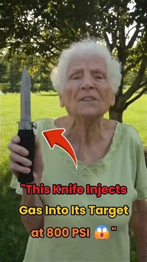 This Knife Injects Gas Into Its Target… at 800 PSI 😱