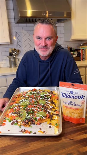 Chance Cozby - 3PiecesofPecan on Instagram: "Gameday Loaded Nachos are perfect as we close out the year and enjoy some incredible college football. Nachos start with great ingredients and I use @tillamook Cheese, always have, always will! Thick cut and has the perfect creamy melt, exactly what you need on nachos. Top them with what you like, my favorites are below. Loaded Gameday Nachos -16oz Tillamook Triple Cheddar Blend Farmstyle Shreds -1lb Carne Asada, we buy at a local Mercado and grill ov
