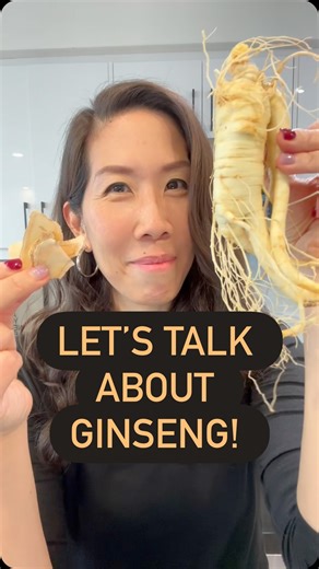 The Chinese Soup Lady on Instagram: "❤️ Let’s talk ginseng! Today’s spotlight is on American / Canadian ginseng (西洋参 xi yang shen, but sometimes also called 人参 ren shen) — a completely different herb from Korean (red) ginseng. Same family, totally different temperatures in TCM. If you’ve ever felt confused about which ginseng to buy… this one’s for you. 💛 🌿 What American/Canadian Ginseng Actually Does (TCM View) This type of ginseng is cooling, moistening, and calming. It supports the Lung, He