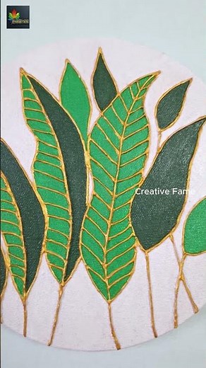 DIY Texture Painting for Home Decor 🎨 | Easy Wall Art Idea