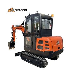 [Hot Item] Mini Earth Digger Machine 2.5t Enclosed Cabin Crawler Excavator Mini Digger