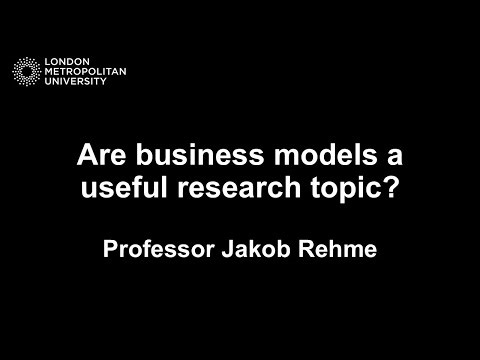 Are business models a useful research topic?