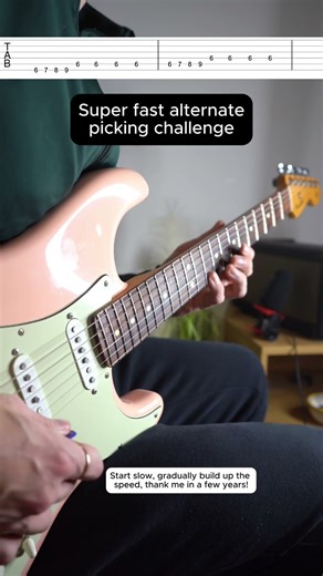 Ultra Fast Alternate Picking Speed Challenge 🎸