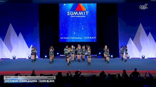 Ice Fusion Cheerleading - CODE BLACK [2026 L1 U18 Semis] 2026 The Summit