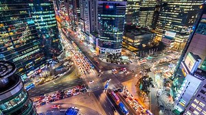 Time Lapse Traffic Night Seoul South Stock Footage Video (100% Royalty-free) 21259636 | Shutterstock