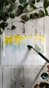 A forest brought to life—one brushstroke at a time. @cecyaguayoart shows us how a few strips of masking tape and a wash of watercolor can transform into a glowing birch forest kissed by sunlight. From the rich golden sky to the delicate bark textures, every detail feels like a peaceful walk through nature. If you’ve never tried this technique, save this reel—it’s the perfect beginner-friendly project with stunning results! Tag a friend who needs to try this style Follow for more step-by-step wat