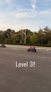 Electric Yamaha Blaster vs Banshee!! 2nd angle! 📷: @the_francesa400ltz #ElectricKING $9000 | Terrence Jackson