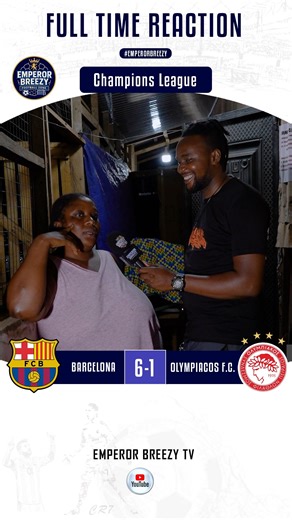 Barcelona 6-1 Olympiacos - We rogue the game today 🥹🤔 #uefachampionsleague #barcelona | Emperor Breezy