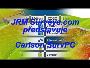 Carlson SurvPC 1.Vytvoření zakázky