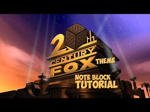 Minecraft "20th Century Fox Theme" Note Block Tutorial!