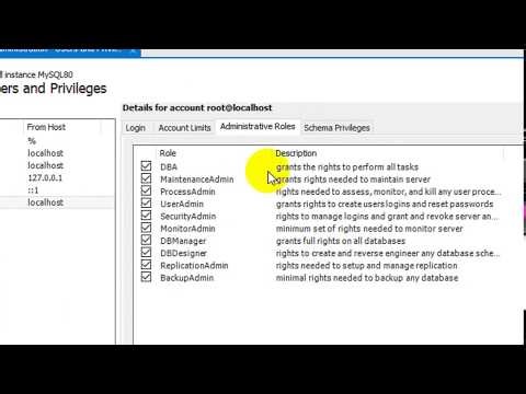 How to Check User Privileges in MySQL Workbench using the GUI