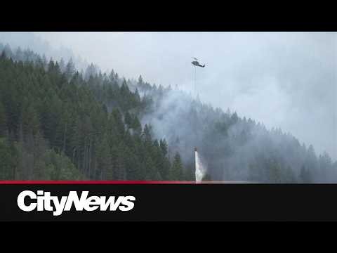 BC Wildfire Service makes progress on Fraser Canyon blazes, asks public to obey restrictions