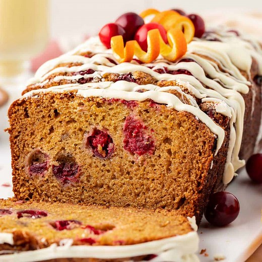 Cranberry Eggnog Bread - Build Your Bite