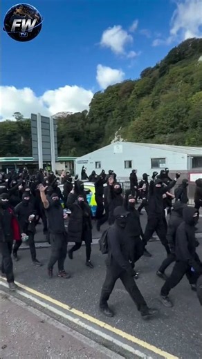 Britain’s New Balaclava Rules… Then This Happened#UKNews #Dover #Protest #Britain