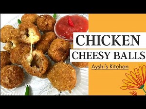Chicken cheesy balls | Crispy | Evening snack | Ayshi's Kitchen