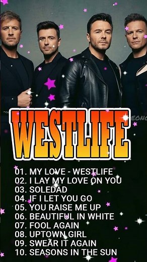Westlife Greatest Hits Playlist The Best Of Westlife - Westlife Love Songs Full Album 2025 ! P0001