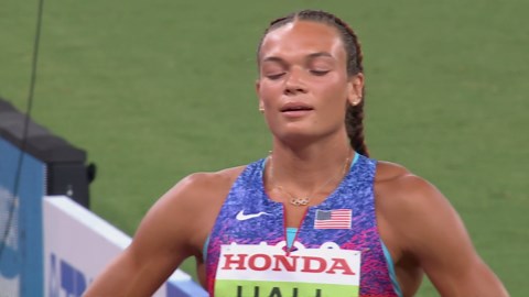 Anna Hall wins heptathlon world title, creates club with Jackie Joyner-Kersee