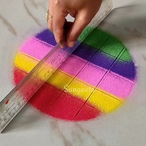 320K views · 8.8K reactions | Simple Rangoli designs using bangles & scale #rangoli #Simplerangoli #rangolibysangeeta #satisfyingvideo #satisfying #relaxingvideo #relaxing #Hobbyideas #rangolidesigns #easyrangoli #kolam | KS Kitchen & Lifestyle | Facebook