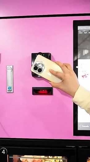 This is our 10-compartment flower vending machine.