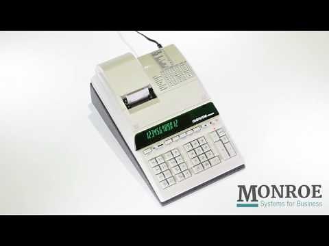 Monroe Ultimate Calculator 12-Digit Heavy-Duty Printing Calculator