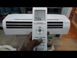 How to use o general ac remote control