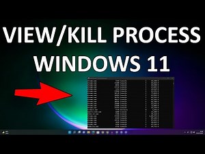 How To View and Kill Running Process in Windows 11 Using CMD