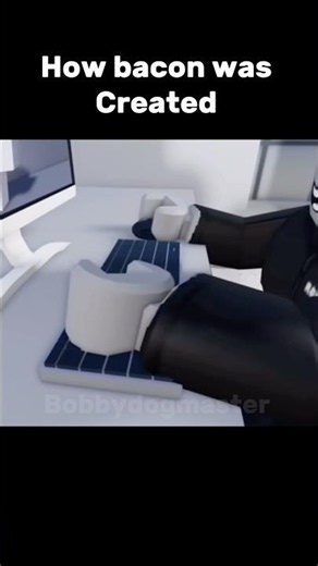 How Roblox bacon was created #roblox #sorts #shortsfeed