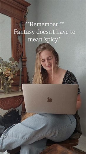 Danielle Bullen || Epic Fantasy author || Book Recs on Instagram: "FANTASY = SMUT. That's become the narrative. Whether your a reader or a writer, if you say you love reading fantasy, you're likely to get that pinched smile and those worried eyes, that means they think you are more than wasting your time. Or worse, they smile, and start talking about sm*t. I believe that fantasy books are a useful tool, that can be weilded to edify, uplift and encourage while giving you epic adventures (isn't th