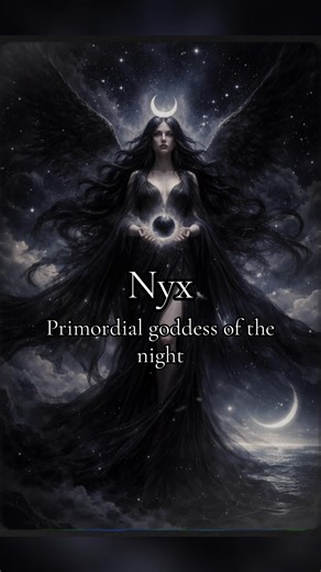 🖤🖤🖤✨💫⭐️🌙 #nyx #greekmythology #goddessnyx #deity #witch | nyx