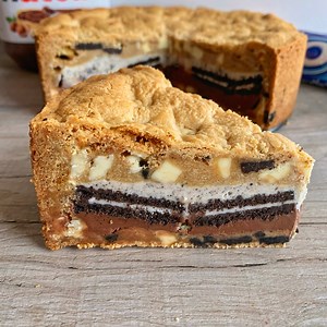 65K views · 709 reactions | Oreo & Nutella Cookie Pie  So I'm...