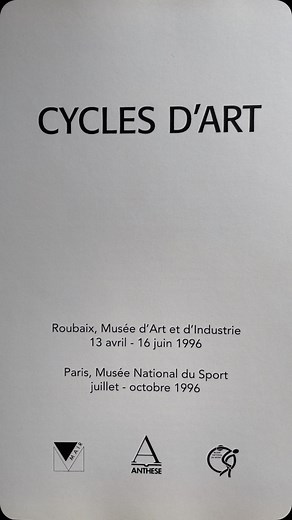 Exposition pour le Paris/Roubaix 1996. Très heureux d’y avoir participé avec ma sculpture acquise par le musée des Beaux Arts de Toulon. | Martin Caminiti