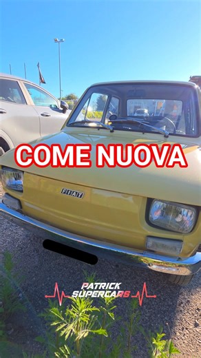 Fiat 126 NUOVA e BRILLANTE 😳🔥 #patricksupercars #fiat126 #automotivehistory