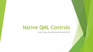 Native QML UI Controls