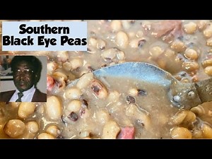 Southern Style Black Eyed Peas Recipe / How To Cook Black Eye Peas / Soul Food / Blackeye Peas