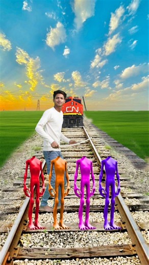 equal dame tu cosita 4 different colors alien dance vs Pac-Man & train driver tom