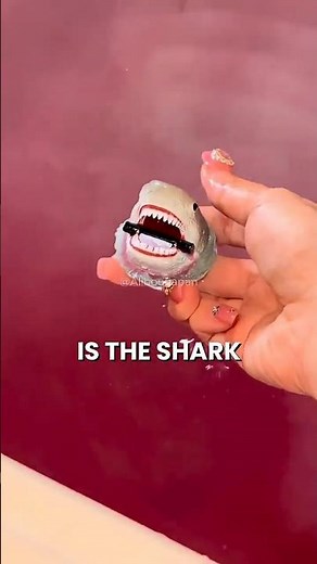 A bath bomb with a JAWS SHARK inside?! 😱🦈