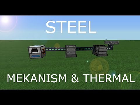 TUTORIAL: PRODUCE STEEL - MEKANISM & Thermal Expansion Minecraft ENG