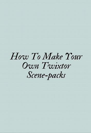 make a twixtor scenepack out of any video/clips! also, any other tuts y’all want? #cardigantaylorswift #editingtutorial #folklore #howtomakeyourownscenepack #scenepack #taylorswift #taylorsversion #editor #cardigan #erastour