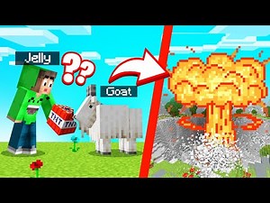 Feeding A GOAT *TNT* In MINECRAFT... (Funny)