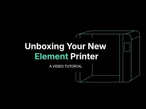 Unboxing the Mosaic Element 3D Printer : A Step-by-Step Video Tutorial