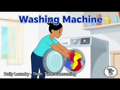 How does work washing machine? Washing machine working principle Animation