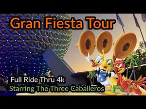 EPCOT Gran Fiesta Tour boat ride starring The 3 Caballeros 2024 Full Ride POV Walt Disney World