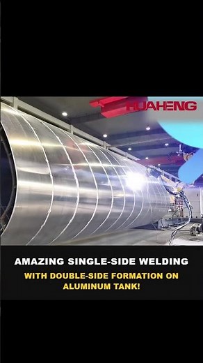 Full-Penetration Aluminum Tank Welding Made Effortless with HUAHENG Automation!