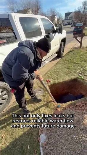 High water bills? Slow flow? We replaced an old black water service line in Broadlands, Ashburn, VA, from the water meter to the house. Reliable plumbing solutions from 2020 Drain Clean & Plumbing. 📞 703-677-0878 | 🌐 2020DrainClean.com #WaterServiceLine #LeakDetection #BroadlandsVA #AshburnVA #ResidentialPlumbing
