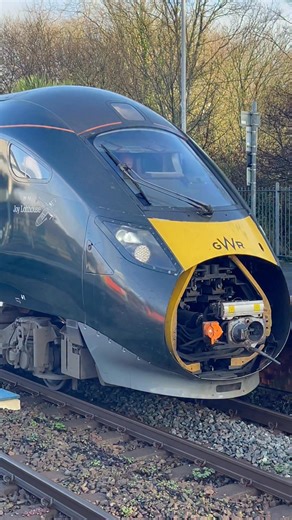 Class 800 Great Western Railway Intercity Express Train. Its nose cone has been folded away, showing the coupling equipment which is used when two of these high speed trains couple together. This train can operate using the overhead power lines and also using its onboard diesel engines. Seen here at Par station in Cornwall. On the journey from London Paddington station to Penzance. #trains #diesellocomotive #railway #cornwall #travel #class800 | Adrian Watson