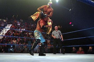 Rey Mysterio and his six feet tall son - Photos