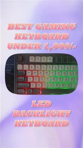 Frontech Aero Blade Wired Gaming Keyboard and Optical Mouse_ LED RGB KB-0044 Combo Set Under ₹1000/-
